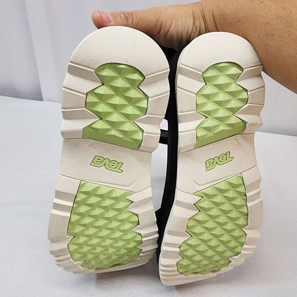 Teva Size 11 Women's Jadito Universal Strap Platform Sandals Black NEW - Picture 6 of 8